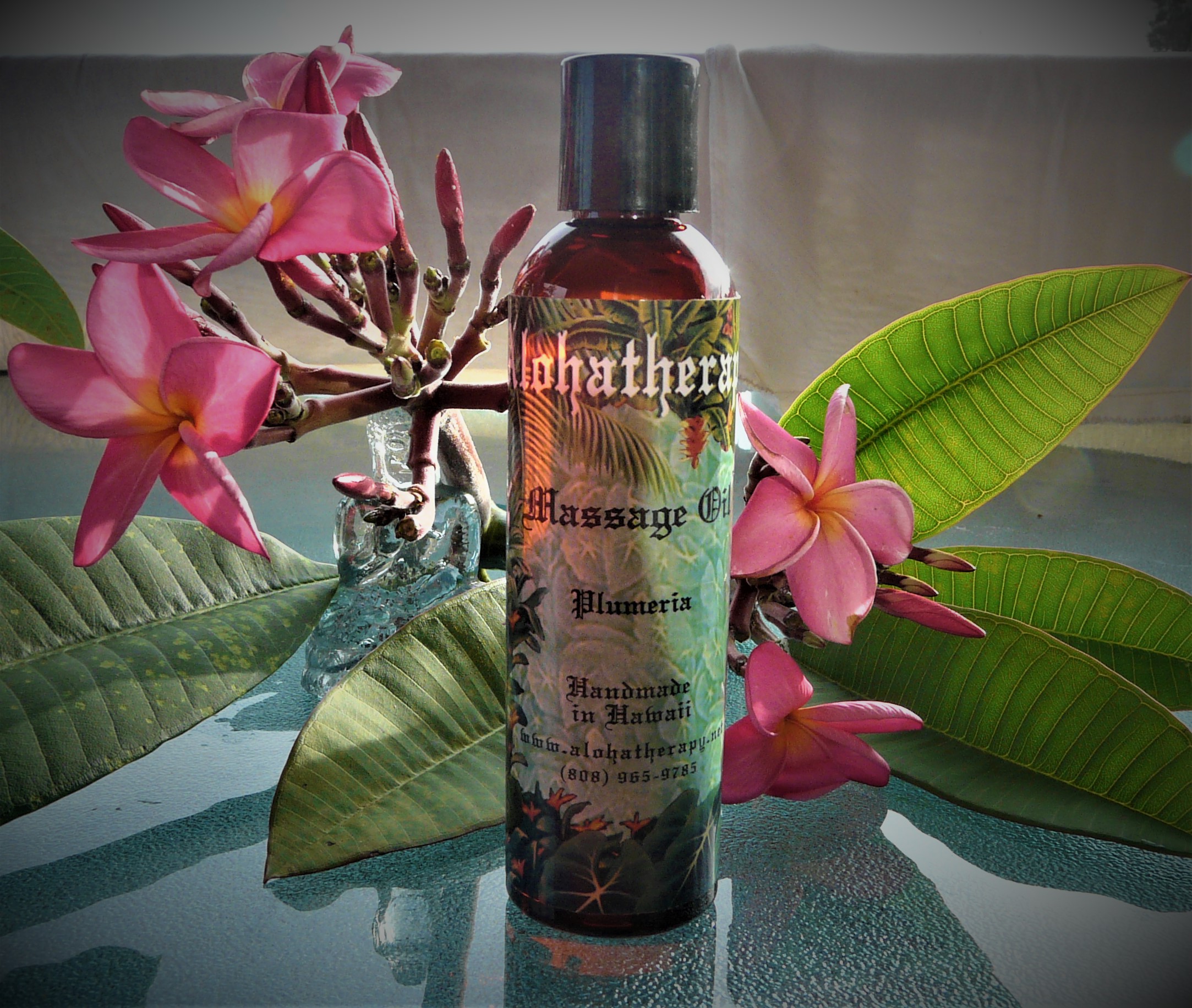 Plumeria Massage Oil Bath And Body Oil Alohatherapy